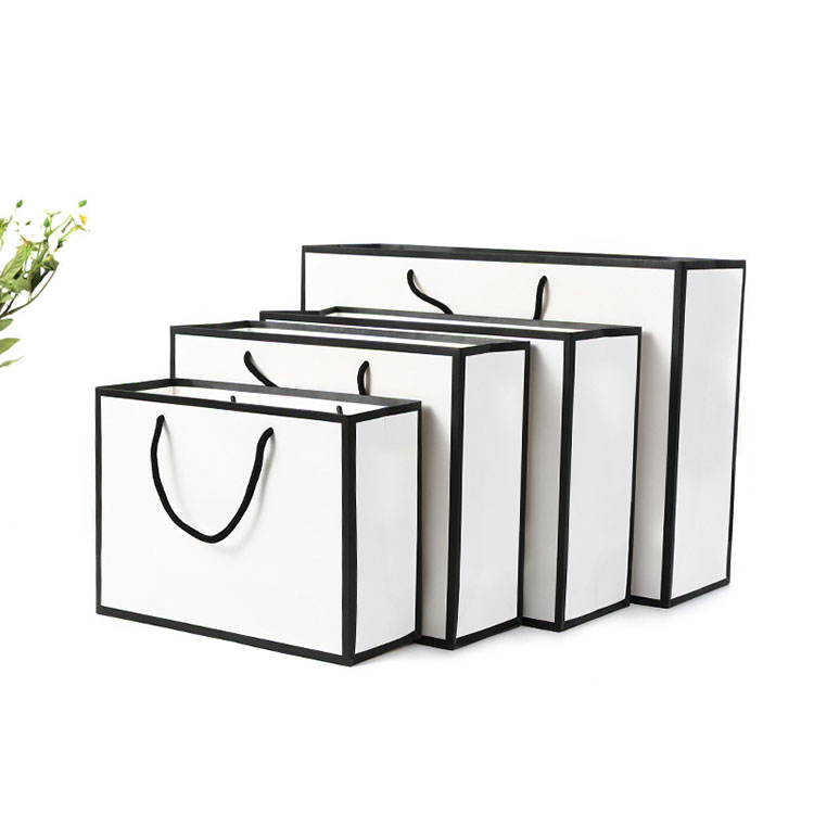 Busana Black Border Paper Bag